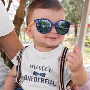 Mister Onederful Smörskärp 1-årsdag T Shirt