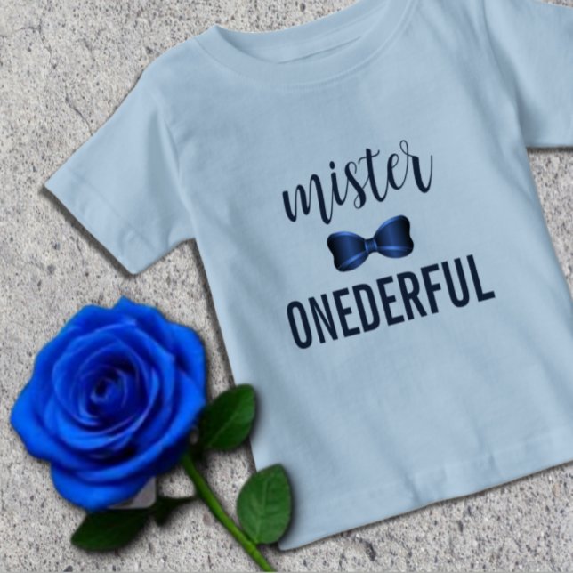 Mister Onederful Smörskärp 1-årsdag T Shirt (Skapare uppladdad)