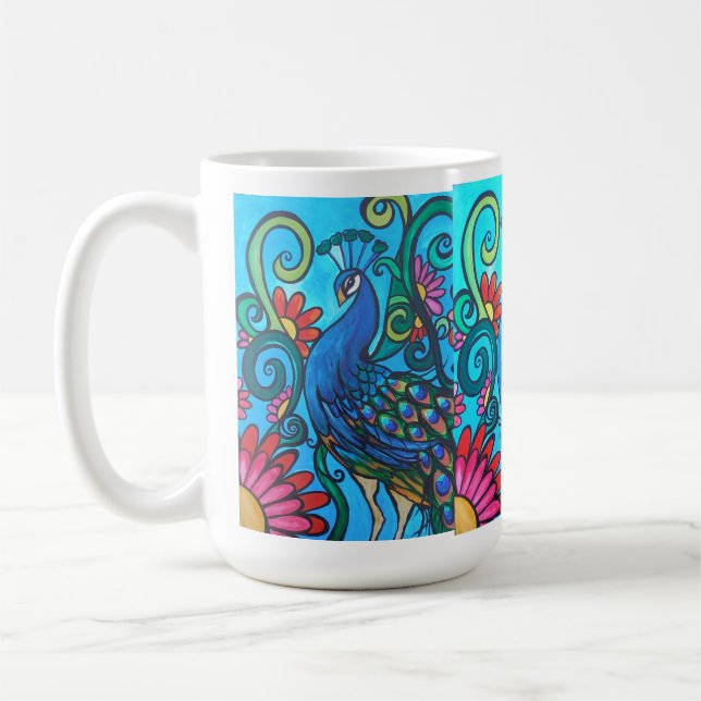 Mister Påfågel Kaffemugg (Vänster)