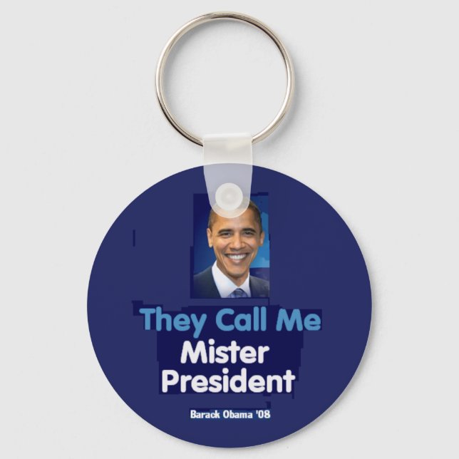 MISTER PRESIDENT Keychain Nyckelring (Framsida)