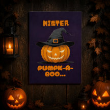 Mister Pumpk-A-Boo Halloween-pumpa