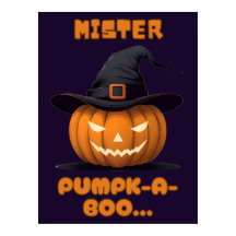 Mister Pumpk-A-Boo Halloween-pumpa