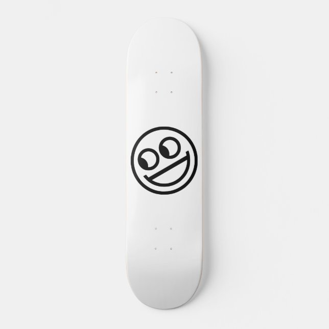 Mister Smiles Mini Skateboard Bräda 18,5 Cm (Framsida)