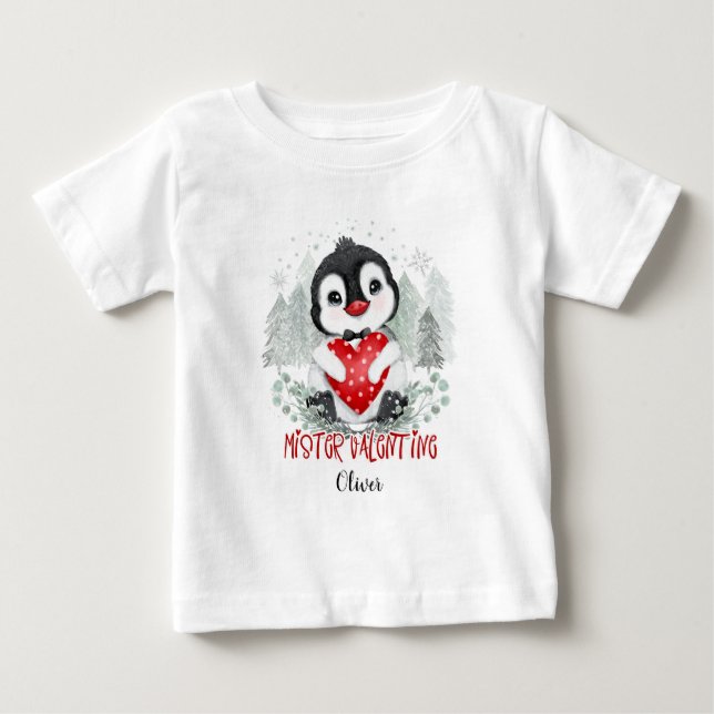 Mister Valentine pojke personlig T Shirt (Framsida)
