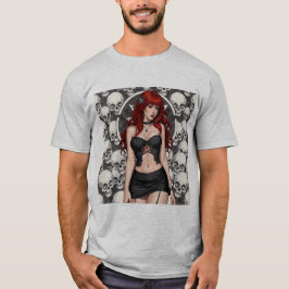 Misteriosa Pelirroja entre Calaveras T Shirt