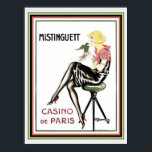 Mistinguett Casino De Paris Art Deco Skriv ut 12 x Poster<br><div class="desc">Popular Mistinguett Art Deco Skriv ut "Casino De Paris</div>
