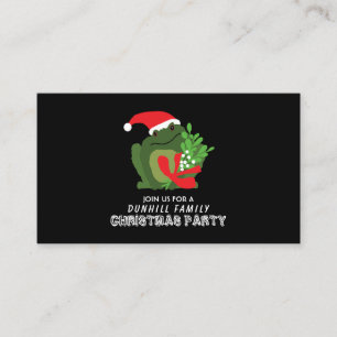 Mistle'toad, julfestbiljett inbjudan
