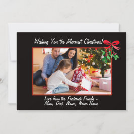 Mistletoe/Black Ram/Photo jul Card Julkort