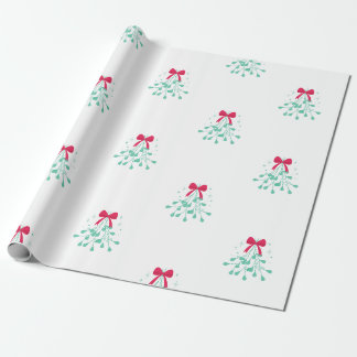 Mistletoe Christmas Presentpapper