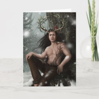 "Mistletoe"-gratulationskort Kort