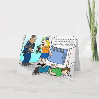 Mistletoe Helgdag Card Helgkort