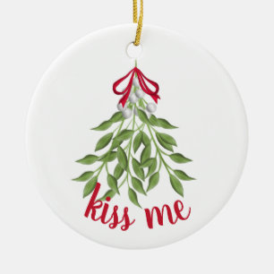 Mistletoe Helgdag Ornament