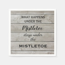 Mistletoe Helgdag Pappersservett