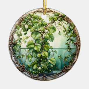 Mistletoe in a Victorian Garden Julgransprydnad Keramik