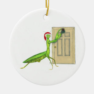 Mistletoe Julgransprydnad Keramik