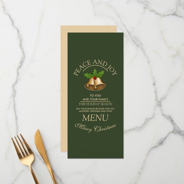 Mistletoe Klockor jul Meny (Fram/Back In Situ)