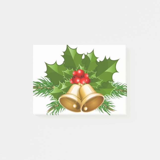Mistletoe Klockor Post-it Block (Framsida)
