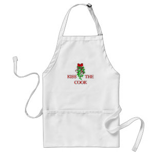 Mistletoe-Kyss kocken Förkläde