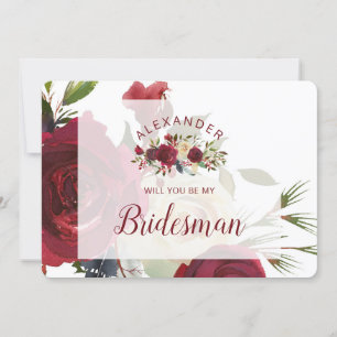 Mistletoe Manor Be min Bridesman Frieri Card
