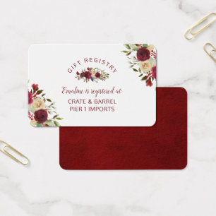 Mistletoe Manor Shower Gift-register Infoga kort