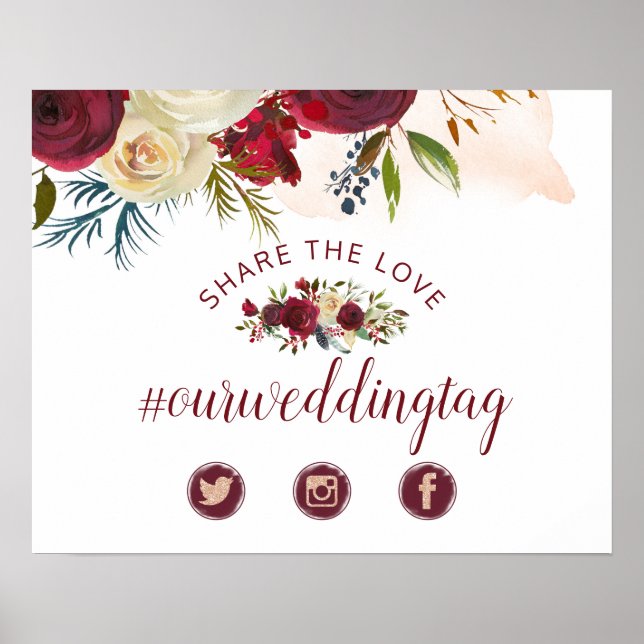 Mistletoe Manor Winter  Kärlek Bröllop-skylten Poster (Framsidan)