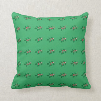 mistletoe mint green design by Alyvia Christmas Kudde