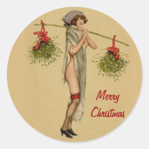Mistletoe Miss 2 Runt Klistermärke