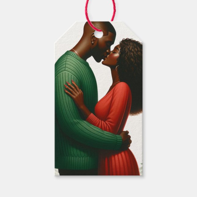 Mistletoe Moments 1 Gift-Märkre Presentetikett (Framsidan)