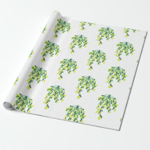 Mistletoe Mönster Land Gift Wrapping Papper