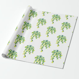 Mistletoe Mönster Land Gift Wrapping Papper Presentpapper