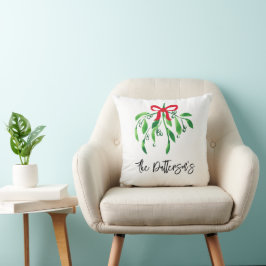 Mistletoe NAMN Festive jul Kiss Me Keepsaké Kudde