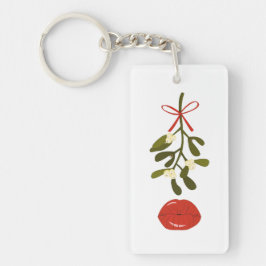 Mistletoe och Kissing Läppar