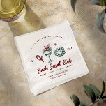 Mistletoe och Margaritas | Jul Bachelorette Pappersservett<br><div class="desc">Fira säsongen med en festfläck på din bachelorette-fest! Dessa Mistletoe och Margaritas jul Bachelorette Napkins kombinerar helgdag cheer med bachelorette roligt och skapar dem perfekten som tillägg till din party-dekoration under vintern. De här servetterna ger dig en lekfull helgdag till firande. Perfekt för en julmatad bachelorette-bash, kan dessa personlig-servetter anpassas...</div>
