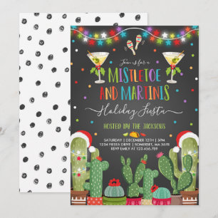 Mistletoe och Martinis-inbjudan till Julfest Inbjudningar