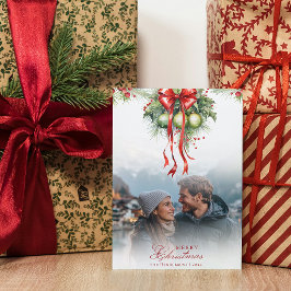 Mistletoe par Photo & Namn-julkort Inbjudningar