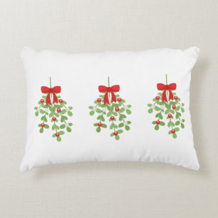 Mistletoe Row och Red Play Reversible jul Prydnadskudde