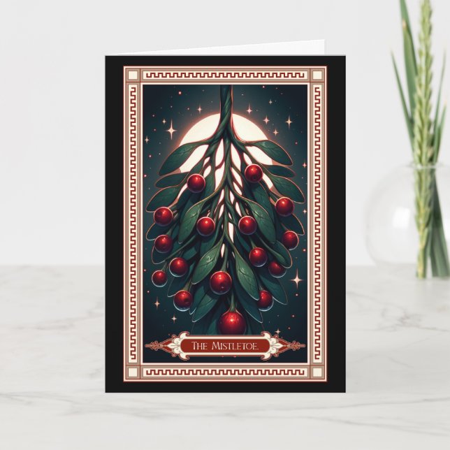 Mistletoe Tarot Card Kort (Framsida)