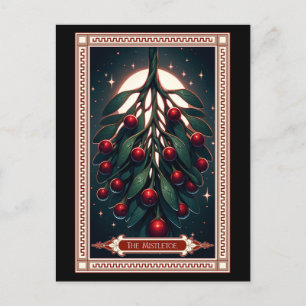 Mistletoe Tarot Card Vykort