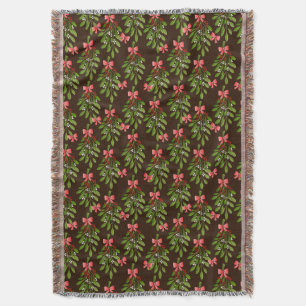 Mistletoe Throw Blanket Filt
