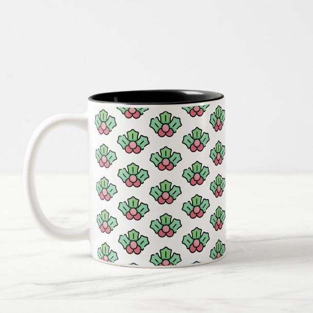 mistletoe Två-Tonad mugg (Vänster)