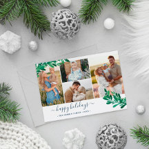 Mistletoe Twigs Photo Collage Glad helg