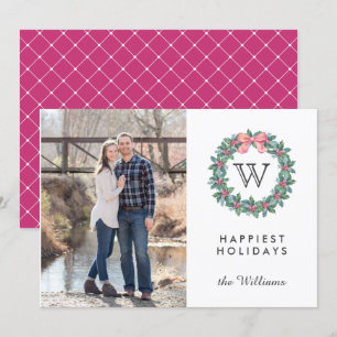 Mistletoe Wandeine Initial julfotopatoder Helgdaga Inbjudningar