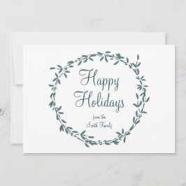 Mistletoe with Personalized Message Julkort