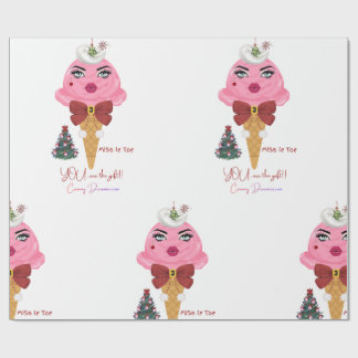 Mistletoe Wrapping paper Presentpapper