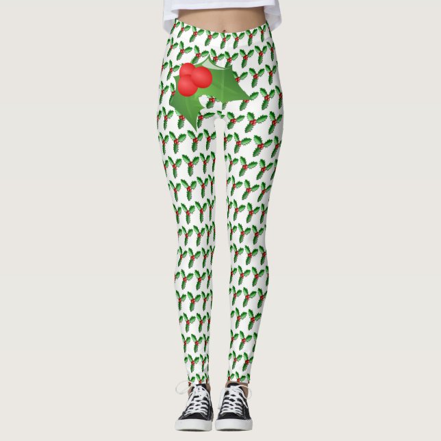 MISTLETOEDAMASKER LEGGINGS (Framsida)