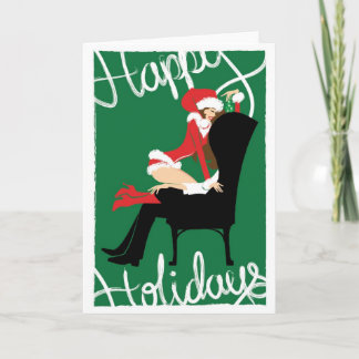 Mistletoenotecard Helgkort