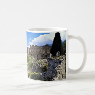 Mistras (Byzantinestad), Peloponnese, Grekland Kaffemugg