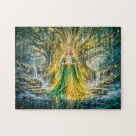 Mistress Beneath the World Tree Enchanted Fantasy Pussel