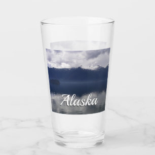Misty Alaska Sea in Shades of Blue Glaskopp