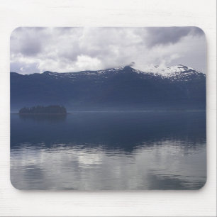 Misty Alaska Sea in Shades of Blue Musmatta